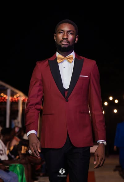 Burgundy tuxedo — Marks Clothing Store