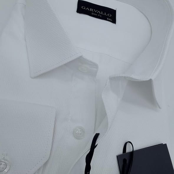 Garvallo White Dress Shirt — Marks Clothing Store, Freetown